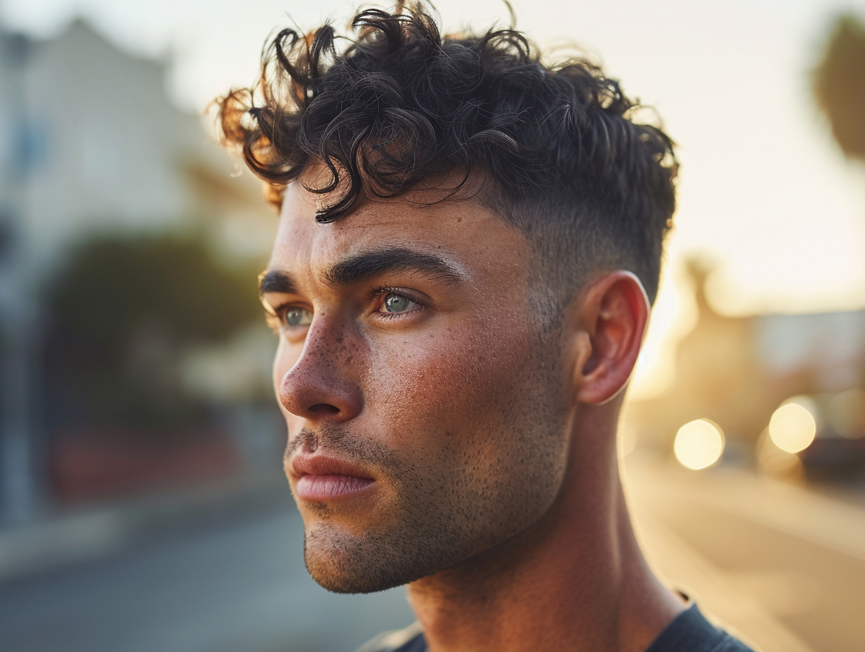 coiffure homme dégradé