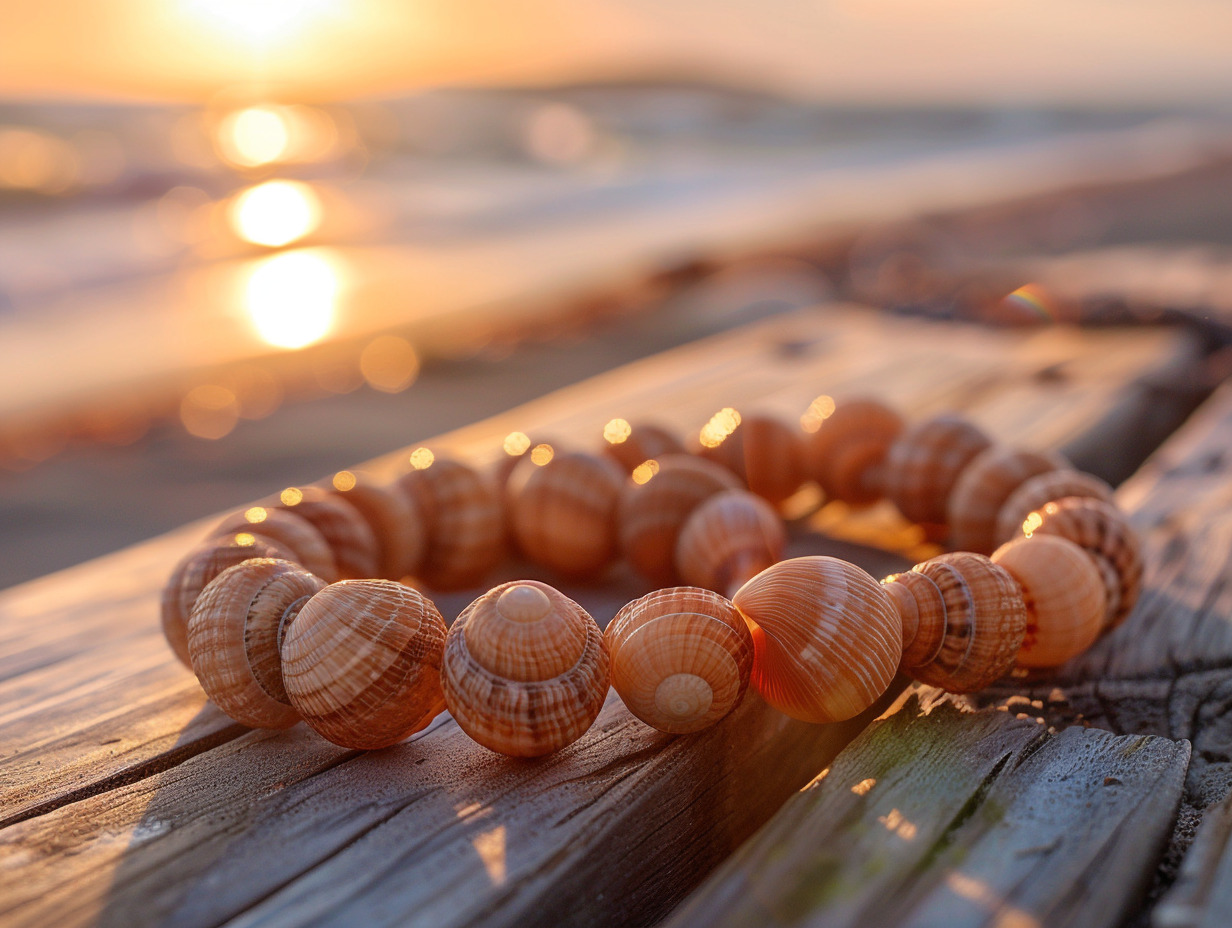 collier coquillage