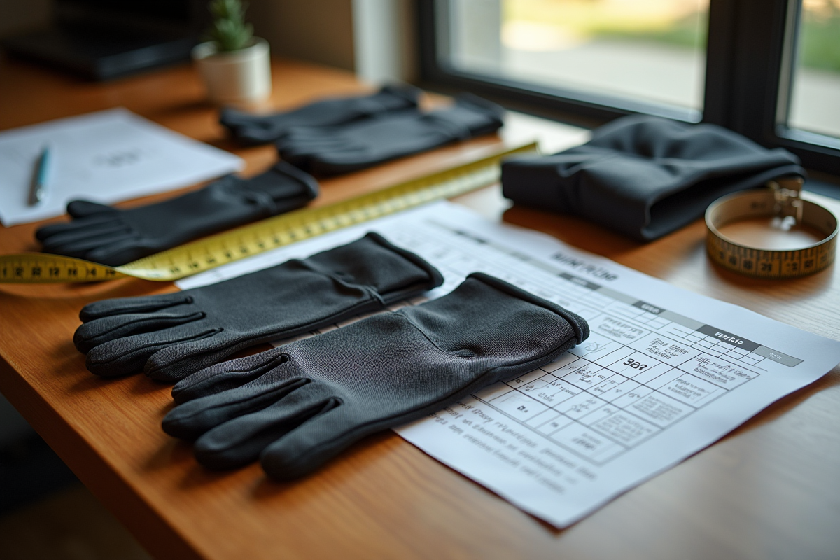 gants ajustement