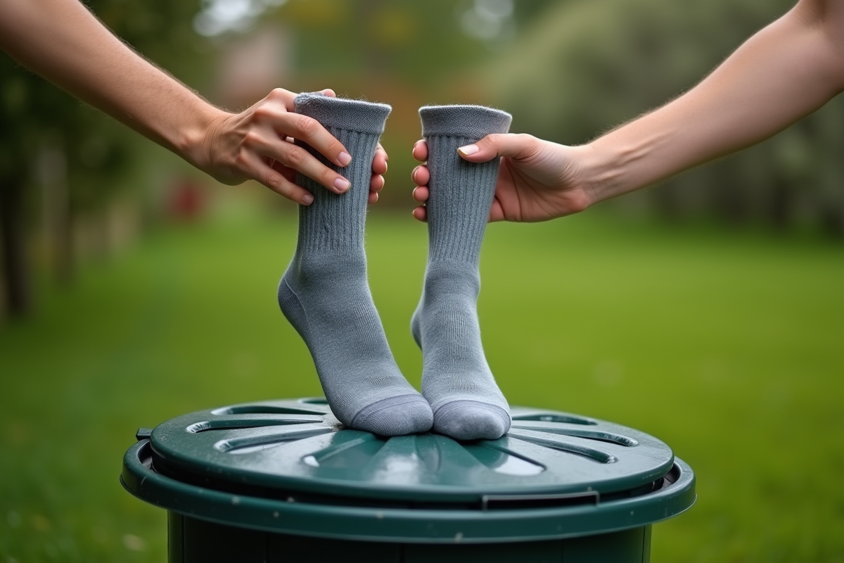 chaussettes usées